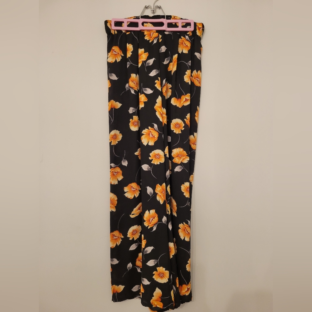 Forever21 Floral Wide Pants